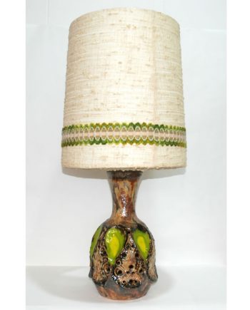 Lámpara de mesa de cerámica alemana