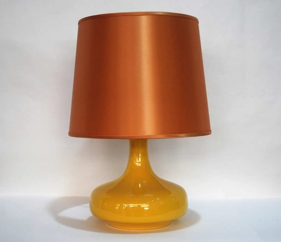 Lámpara de mesa vintage cerámica alemana