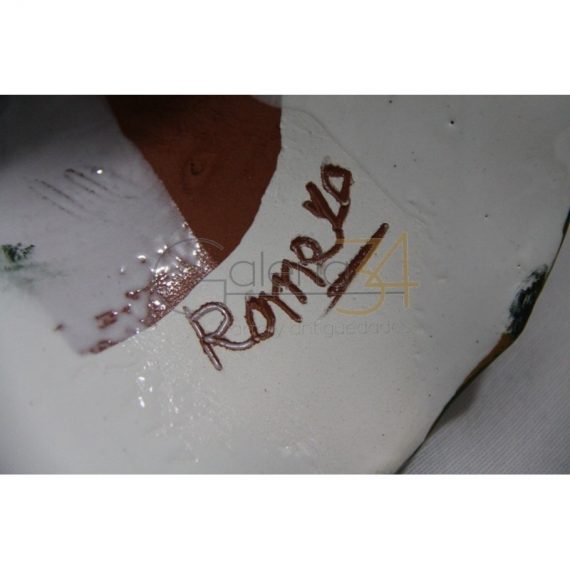 Gitana cerámica firmada Romero