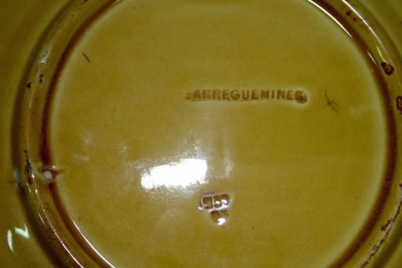 Plato de cerámica de Sarreguemines