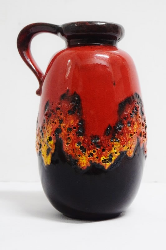 Jarra de cerámica alemana tipo fat lava