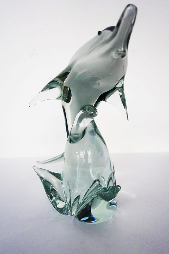 Delfín de cristal de Murano