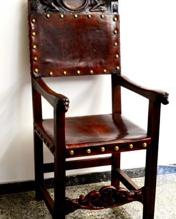 sillón de despacho del siglo xix antiguo
