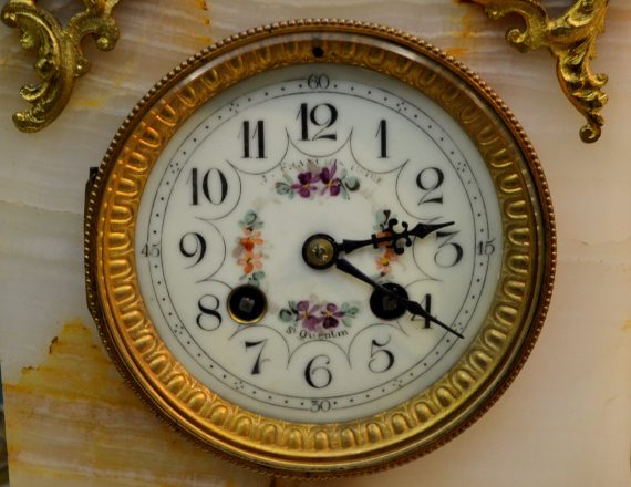 reloj de mesa antiguo en venta detalle 2