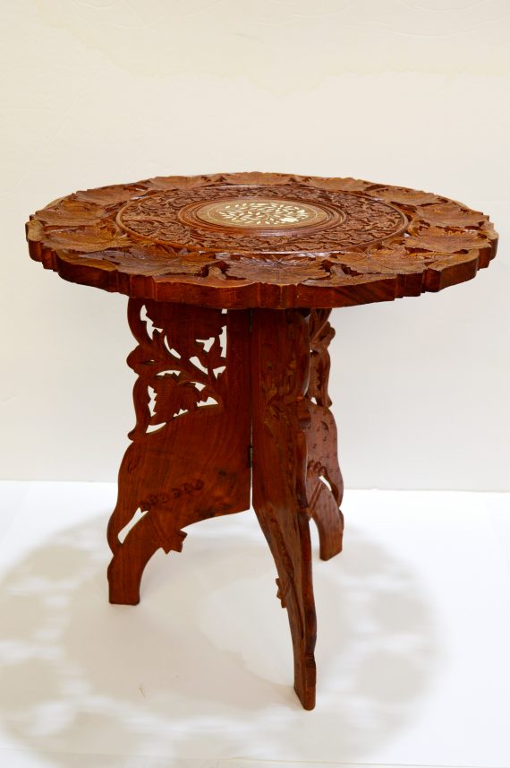 mesa auxiliar india antigua mueble antiguo