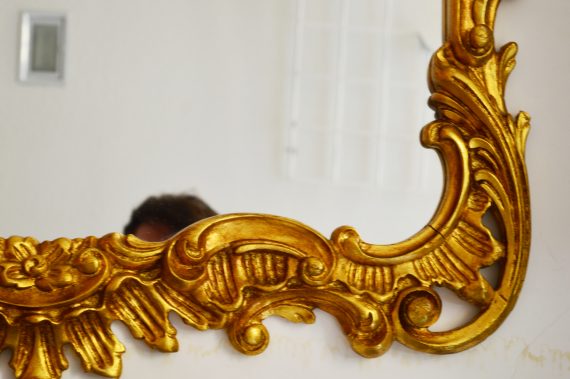 Espejo barroco de madera antiguo barroco antiguo