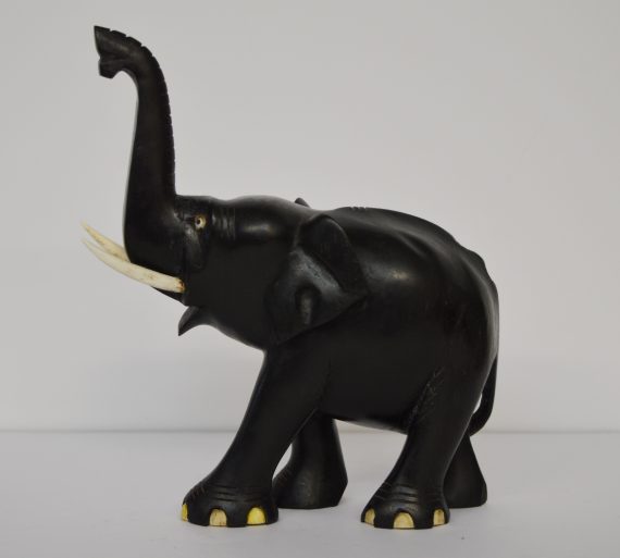 elefante de ébano decorativo