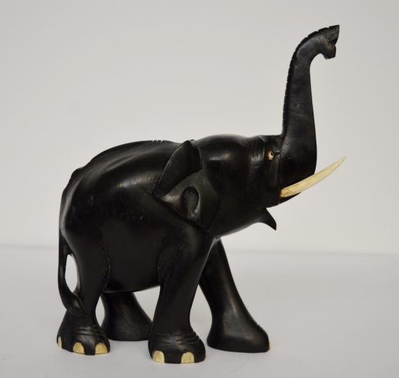 elefante de ébano decorativo