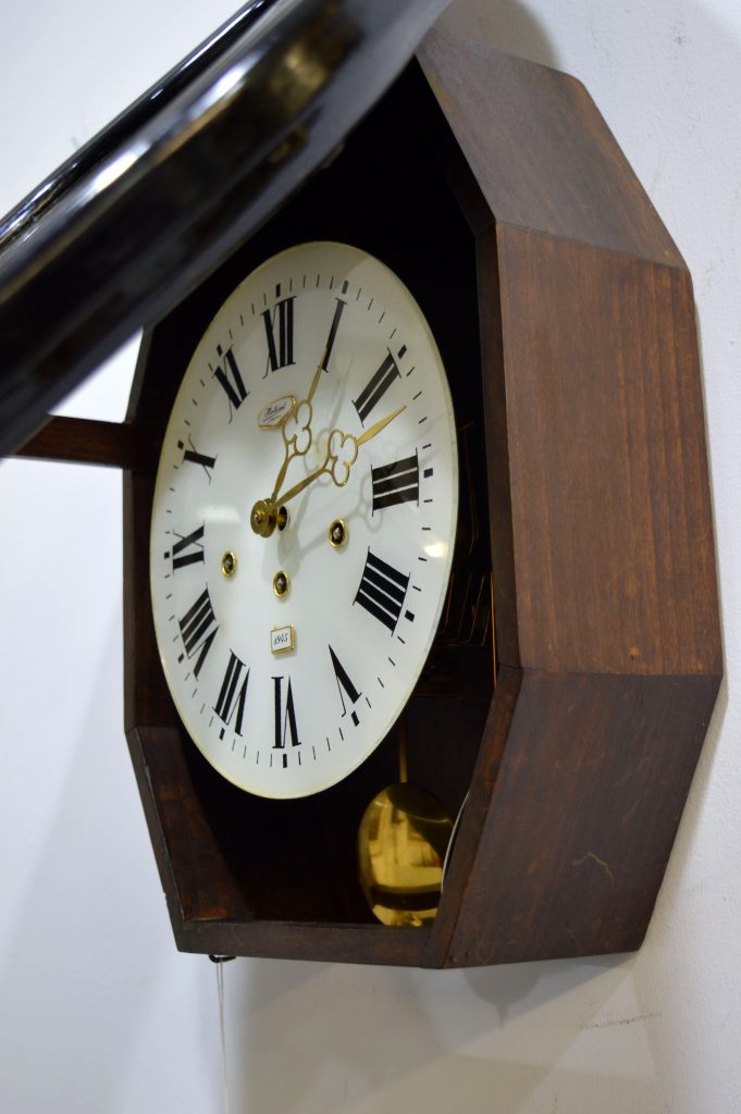 Reloj pared,estilo isabelino,maquinaria alemana y carrillón - Galería 34